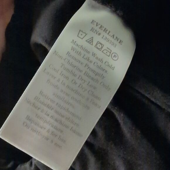 Everlane The Easy Short Black Organic Cotton Size 0 - Picture 5 of 14